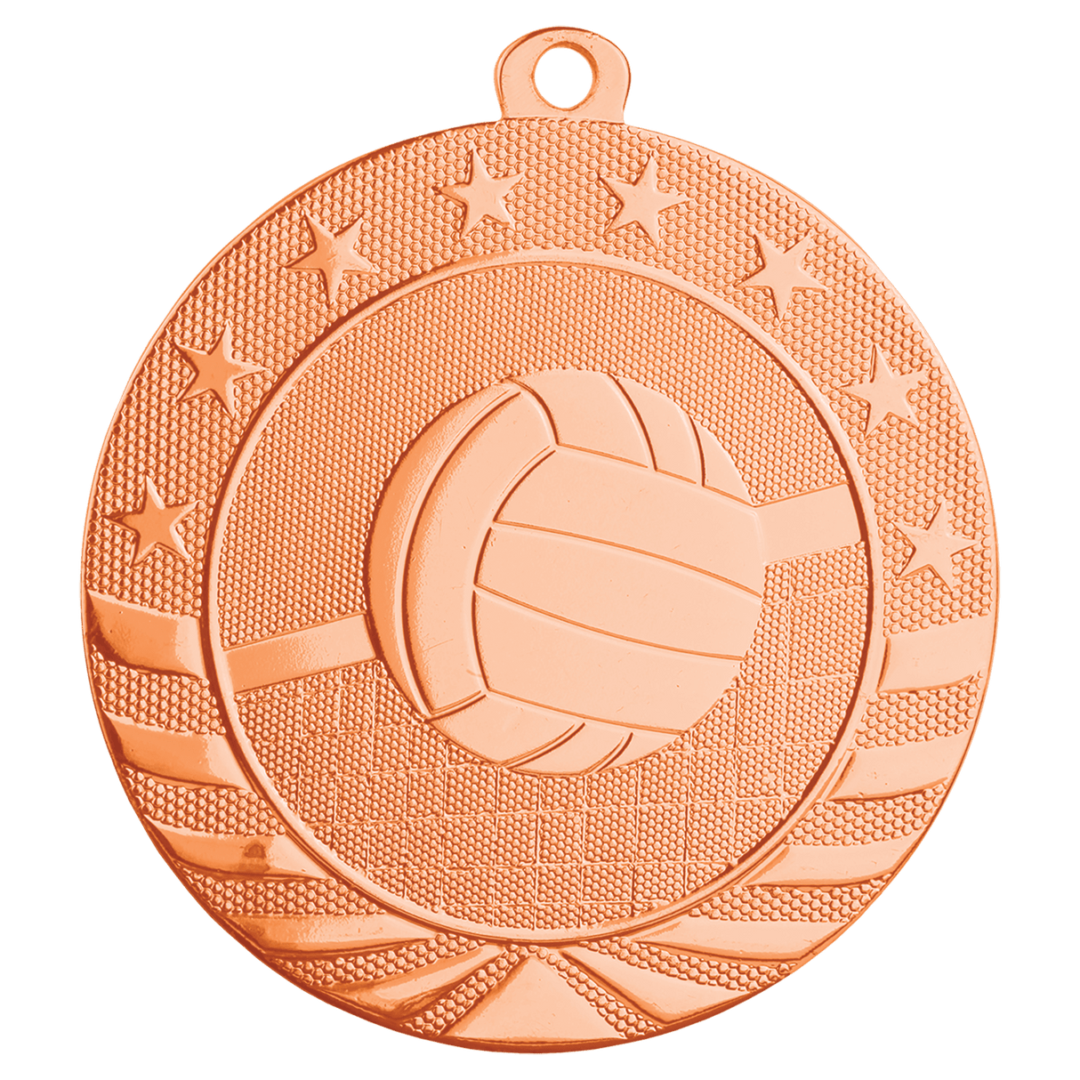 2 3/4" Volleyball Starbrite Medal
