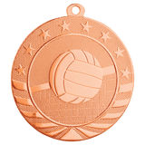 2 3/4" Volleyball Starbrite Medal