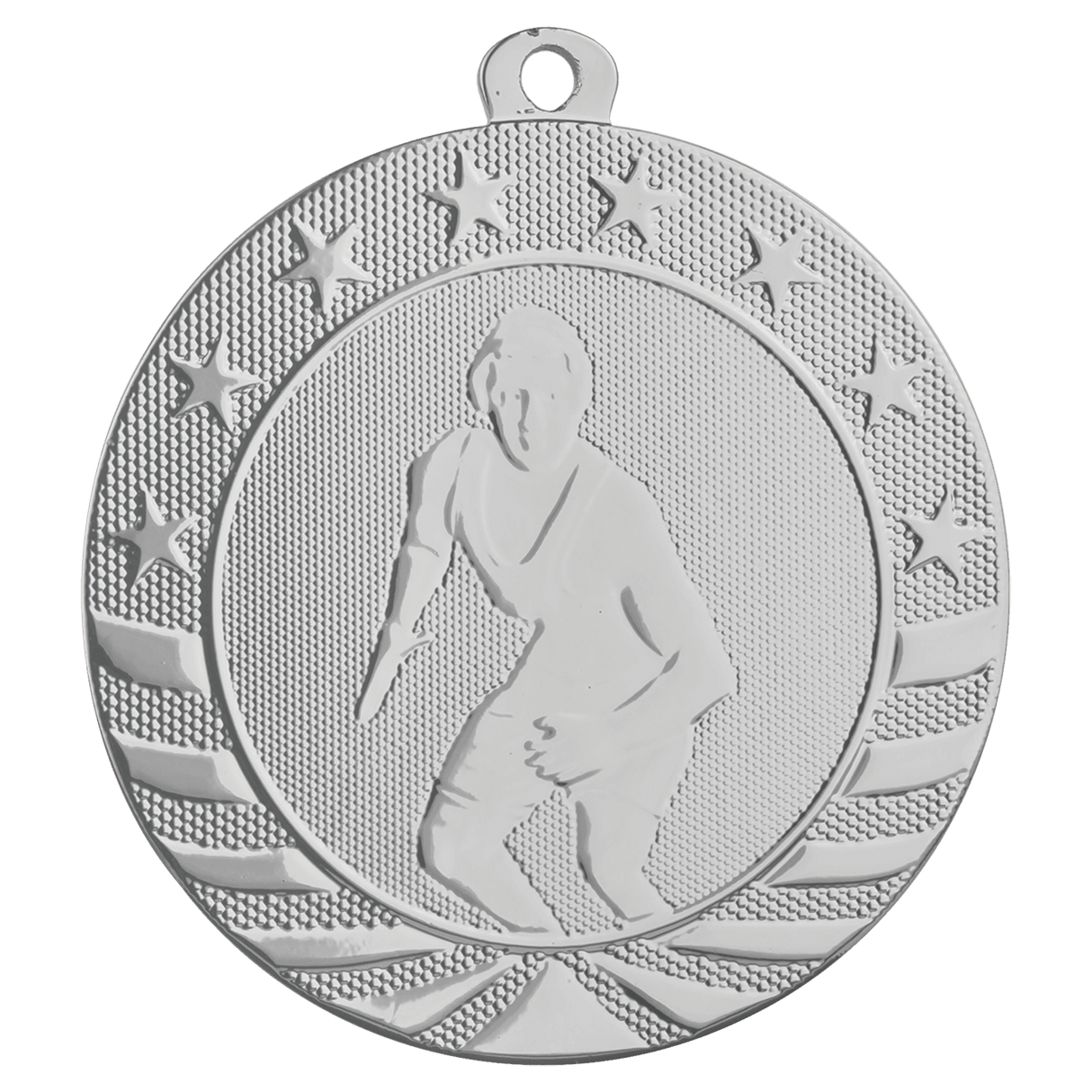 2 3/4" Wrestling Starbrite Medal