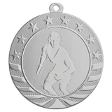 2 3/4" Wrestling Starbrite Medal