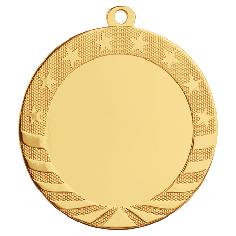 Bright Gold 2 3/4" 2" Insert Holder Starbrite Medal