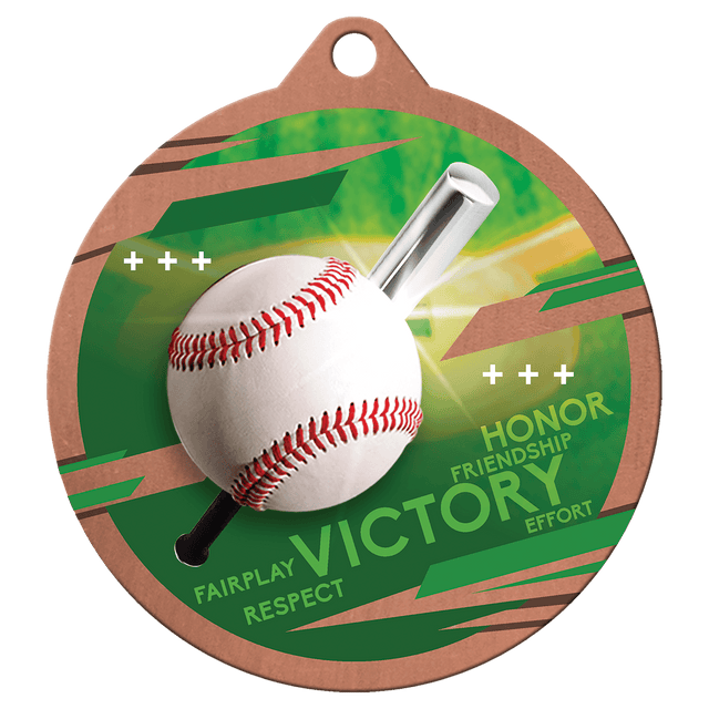Baseball Inspire Medal - Bronze