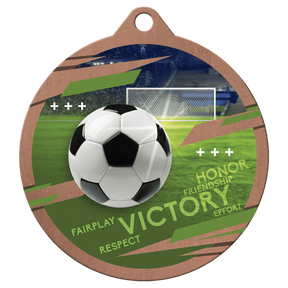 Soccer Inspire Medal - Bronze
