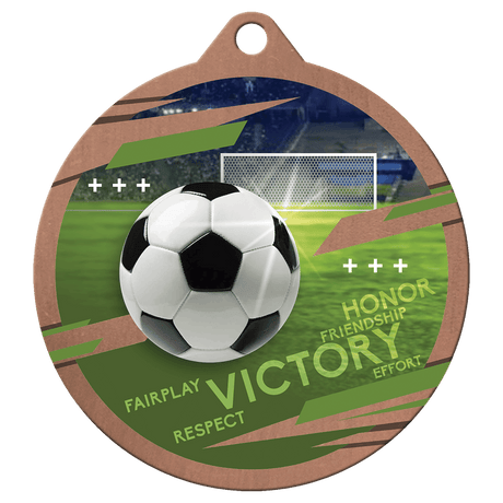 Soccer Inspire Medal - Bronze