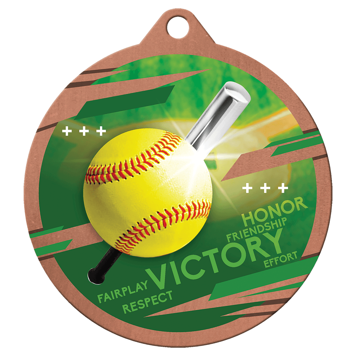 Softball Inspire Medal - Bronze