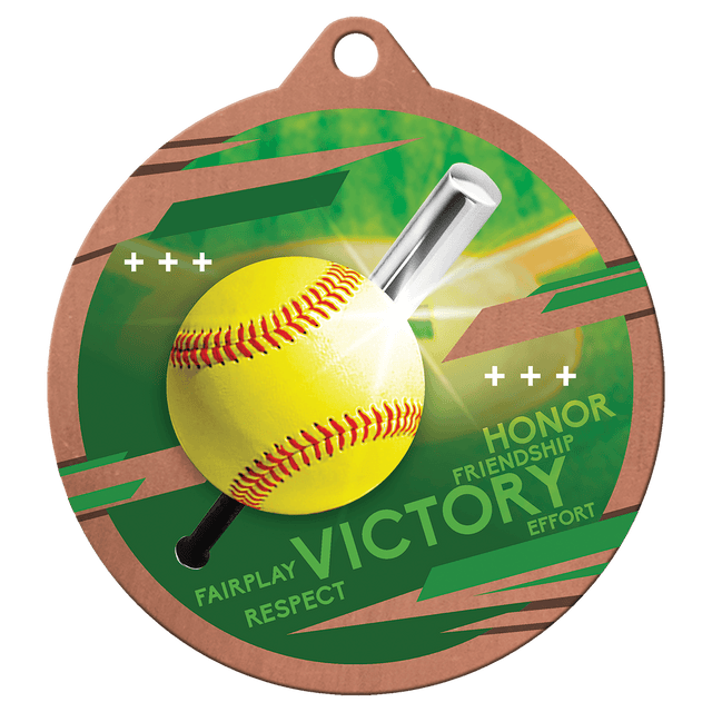 Softball Inspire Medal - Bronze