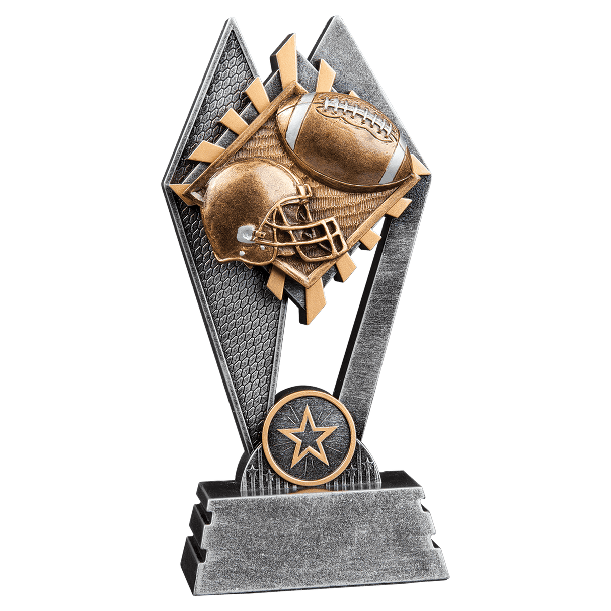7" Football Sun Ray Award