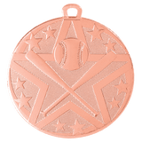 2" Superstar Baseball/Softball Medal