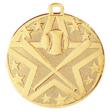 2" Superstar Baseball/Softball Medal