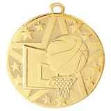 2" Superstar Basketball Medal