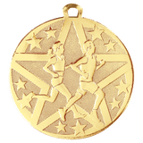 Gold 2" Superstar Cross Country Medal