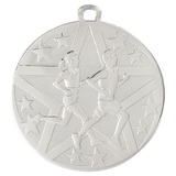 Silver 2" Superstar Cross Country Medal