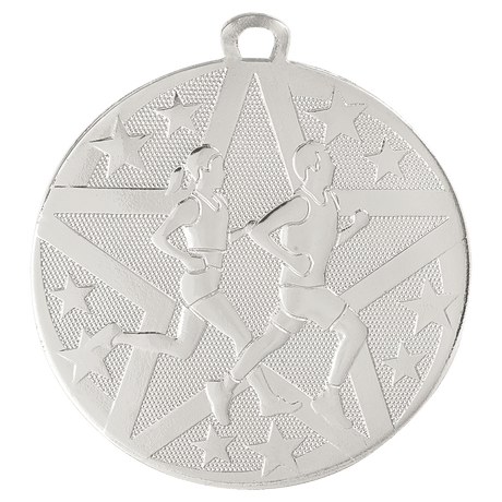Silver 2" Superstar Cross Country Medal