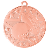 2" Superstar Football Medal