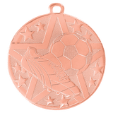 Bronze 2" Superstar Soccer Medal