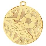 Gold 2" Superstar Soccer Medal