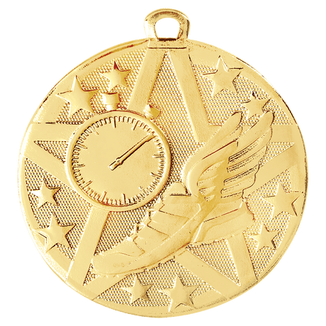 Gold 2" Superstar Track Medal