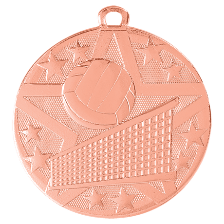 Bronze 2" Superstar Volleyball Medal
