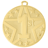 2" Gold Superstar 1st Place Medal