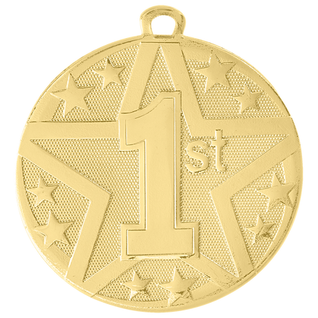 2" Gold Superstar 1st Place Medal