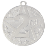 2" Silver Superstar 2nd Place Medal