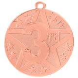 2" Bronze Superstar 3rd Place Medal