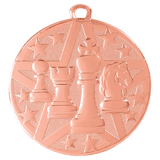 Bronze 2" Superstar Chess Medal