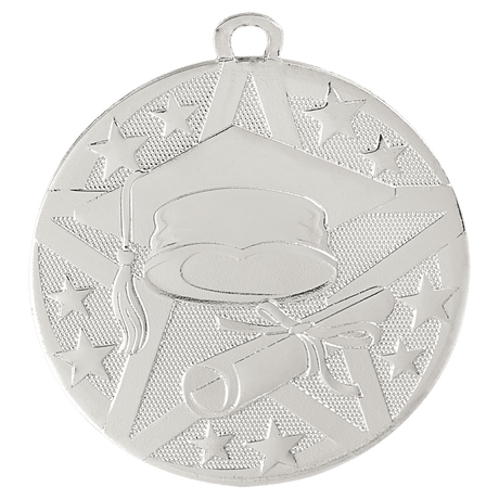 Silver 2" Superstar Graduate Medal