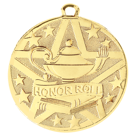 Gold 2" Superstar Honor Roll Medal