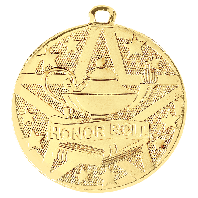 Gold 2" Superstar Honor Roll Medal