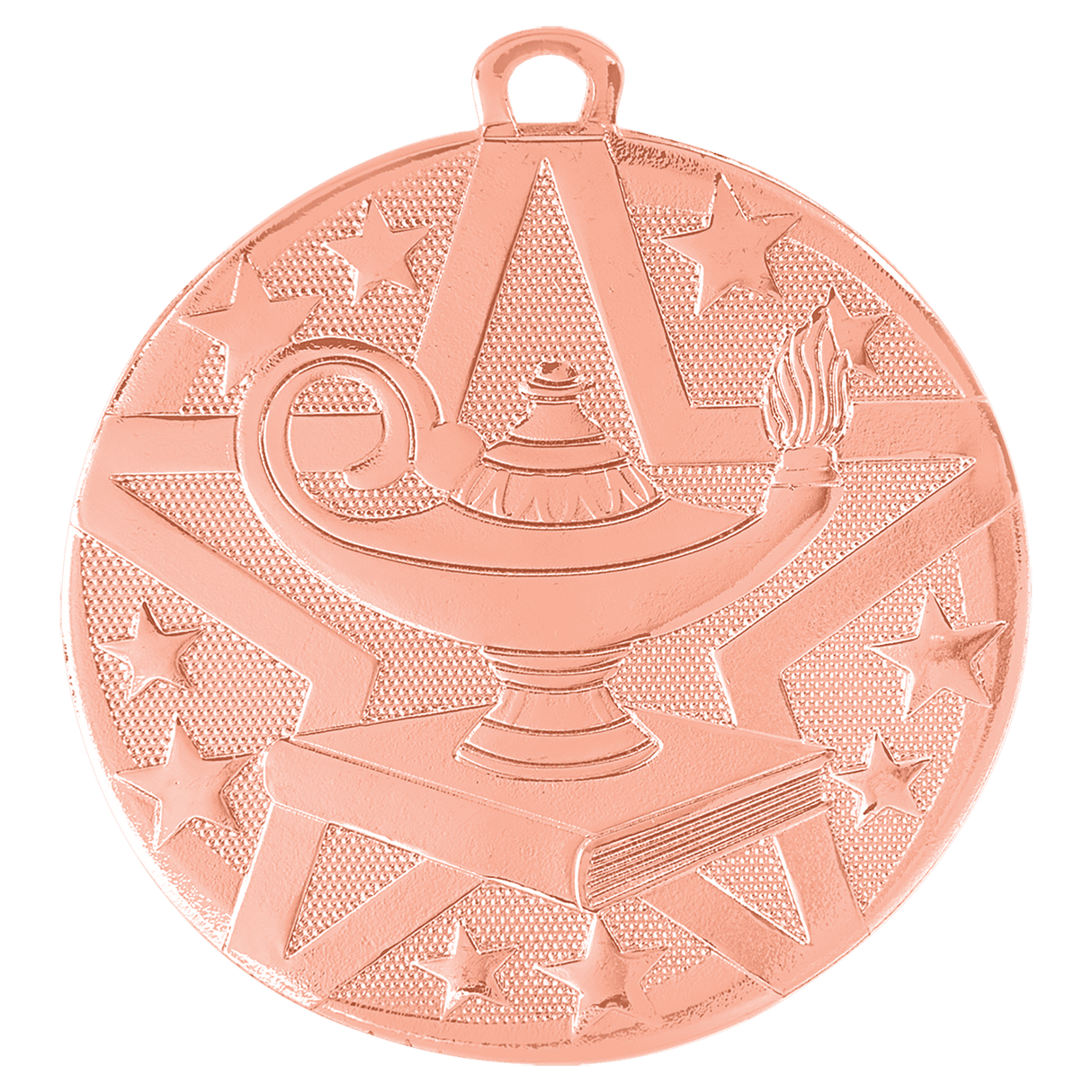 2" Superstar Lamp of Knowledge Medal