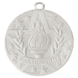 Silver 2" Superstar Participant Medal