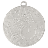 Silver 2" Superstar Perfect Attendance Medal