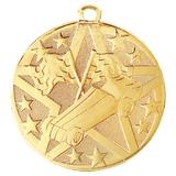 2" Superstar Pinewood Derby Medal