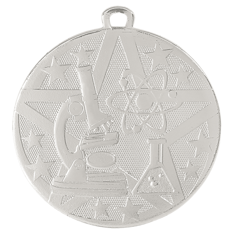 Silver 2" Superstar Science Medal