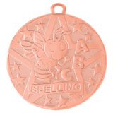 2" Superstar Spelling Medal
