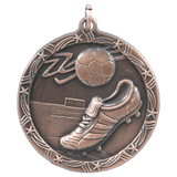 1 3/4" Soccer Shooting Star Medal