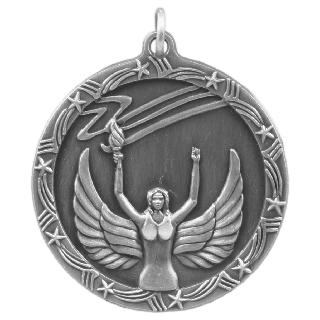 1 3/4" Victory Shooting Star Medal