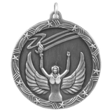 1 3/4" Victory Shooting Star Medal