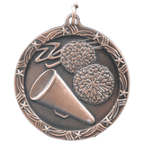 1 3/4" Cheer Shooting Star Medal