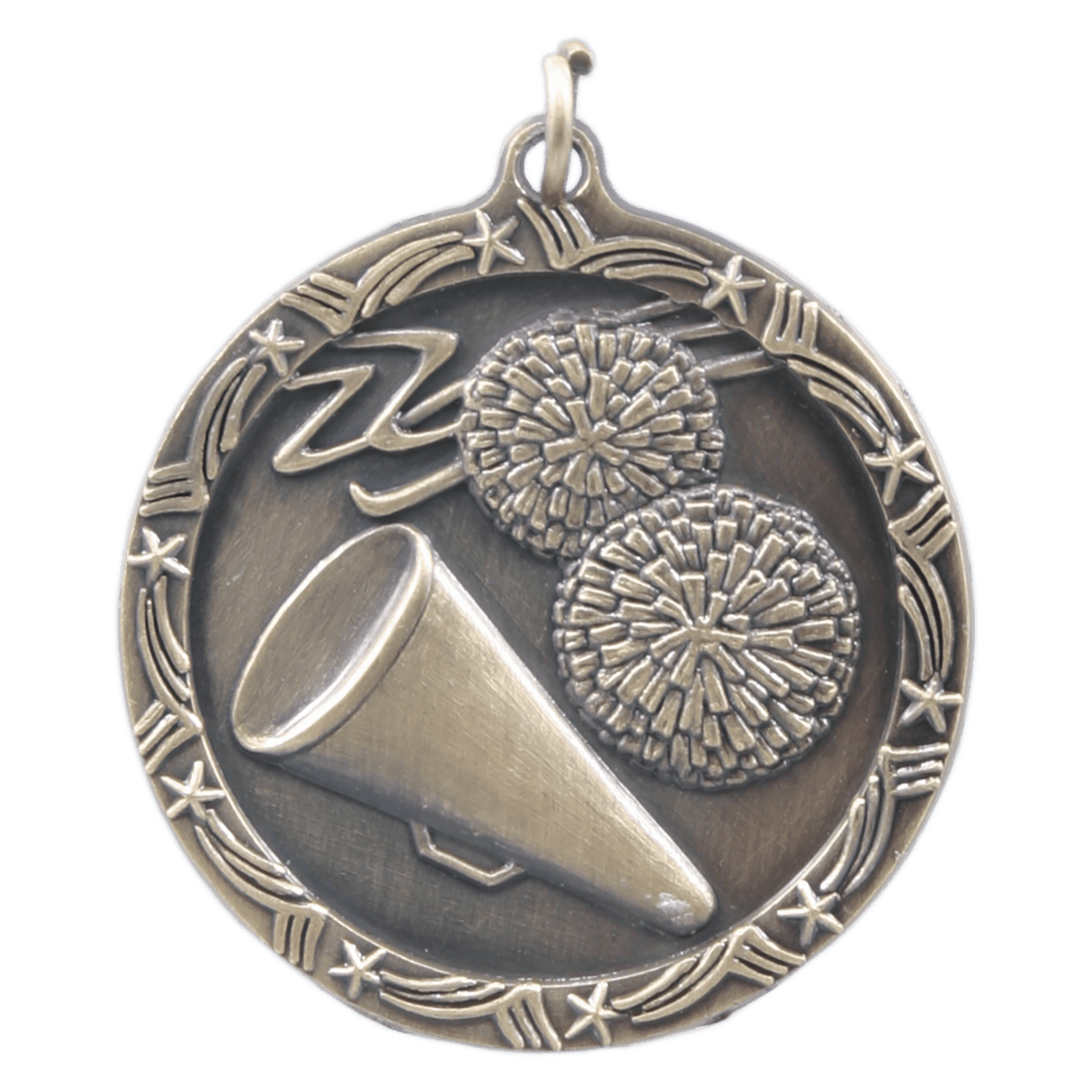 1 3/4" Cheer Shooting Star Medal