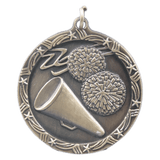 1 3/4" Cheer Shooting Star Medal