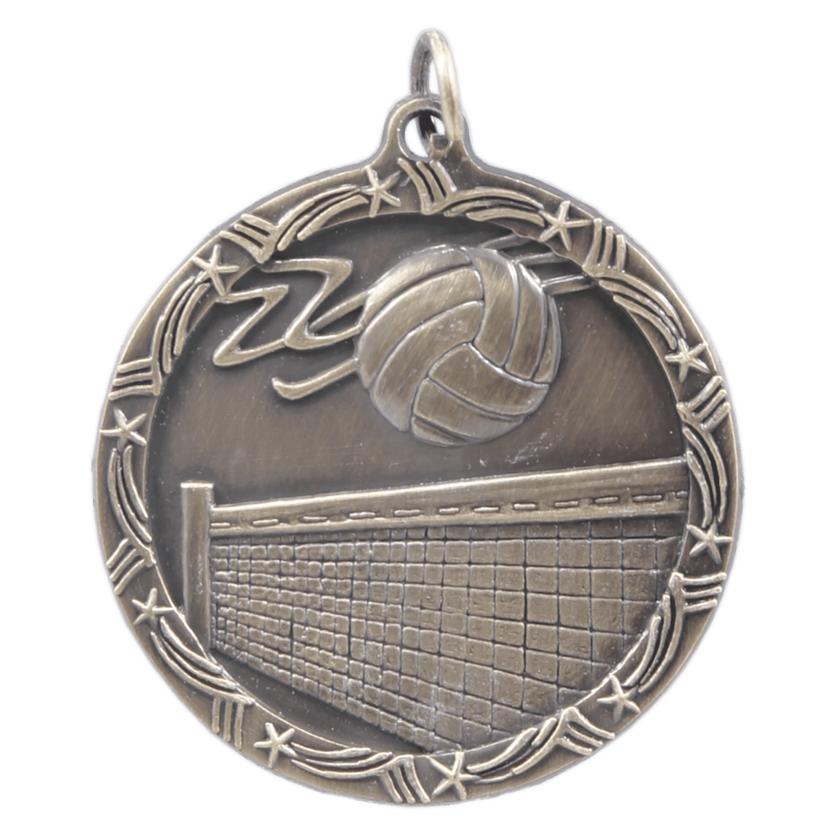 1 3/4" Volleyball Shooting Star Medal