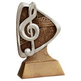 5 1/2" Music Triad Resin