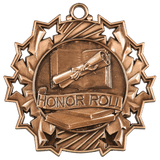 2 1/4" Honor Roll Ten Star Medal