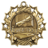 2 1/4" Honor Roll Ten Star Medal