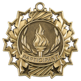 2 1/4" Participant Ten Star Medal