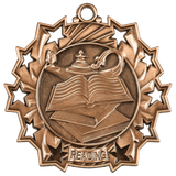 2 1/4" Reading Ten Star Medal