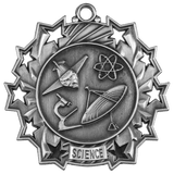 2 1/4" Science Ten Star Medal