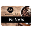3" x 2" White Sublimatable UVSub Aluminum Name Badge with Radius Corners
